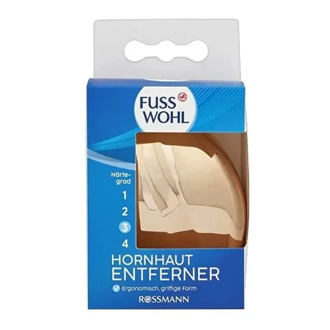 Fusswohl Edelstahl Fersenfeile