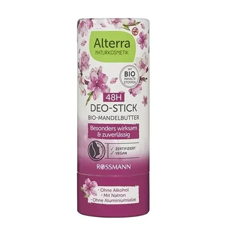 Alterra Vegan Deo Stick mit Mandelöl | Natürlich & Umweltfreundlich