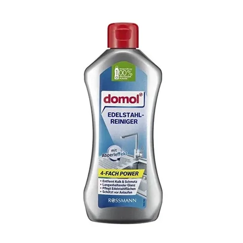 Domol 250ml Edelstahl- und Chromspülenreiniger - Fleckenentferner