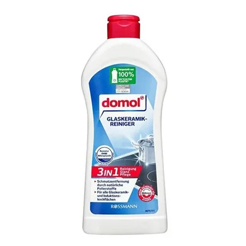 Domol 300ml Glas- und Keramikreiniger - streifenfreier Glanz