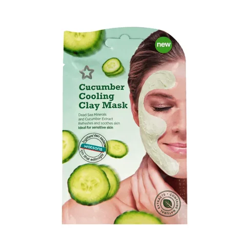 Охлаждающая глиняная маска с огурцом 15 мл от Superdrug