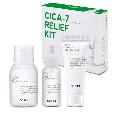 Cica 7 Pure Fit Skin Care Set for Hydration and Anti-Aging by Cosrx 100ml