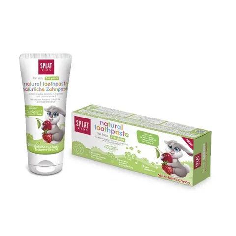 Splat Fruity Ice Cream Toothpaste 50ml 2-6 Years - Strawberry and Sour Cherry