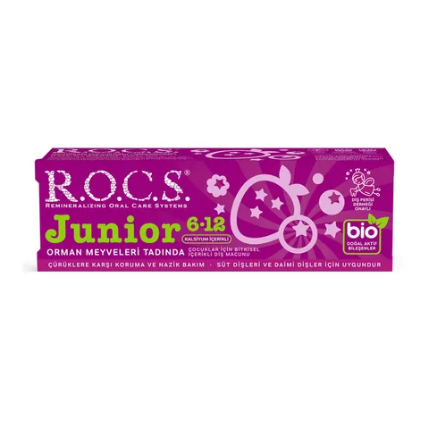 ROCS Junior Zahnpasta 6-12 Jahre - Waldfrüchte 60 ml