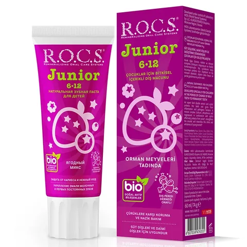 ROCS Junior 6-12 Years Toothpaste - Forest Fruits Flavored 60 ml
