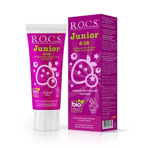ROCS Junior 6-12 Years Toothpaste - Forest Fruits Flavored 60 ml