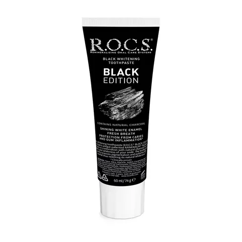 Rocs Black Edition Whitening Toothpaste 60 ml