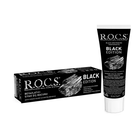 Rocs Black Edition Whitening Toothpaste 60 ml
