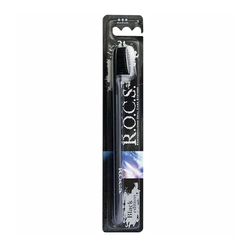 ROCS Black Edition Toothbrush Medium