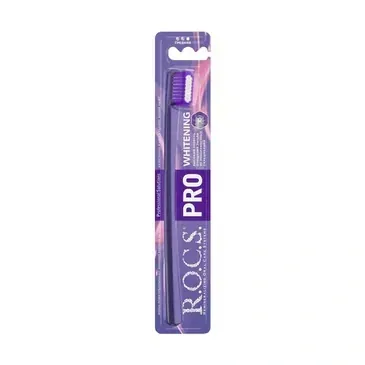 Rocs Pro Whitening Zahnbürste - 5940 Borsten zur Fleckenentfernung