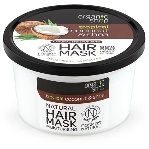 Маска для волос с кокосовым и ши от Organic Shop 250 мл