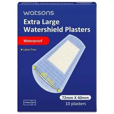Watsons Große Wasserfeste Verband 10er Pack