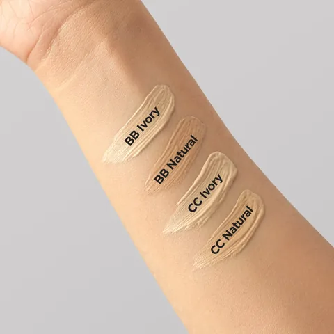 كريم سي سي SPF50 PA+++ طبيعي 30 مل من بيور بيوتي Pure Beauty