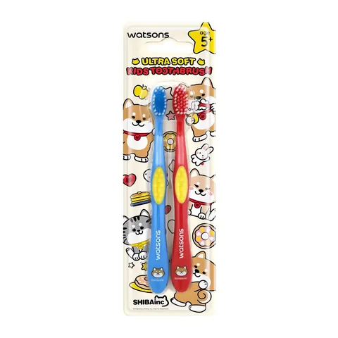 Watsons Shiba Ultra Soft Kinderzahnbürste 2er-Pack
