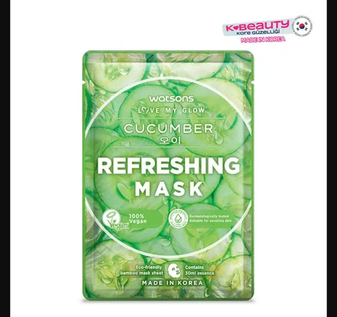 Watsons Fruchtige Gurkenmaske - Erfrischende Bambusmaske 1 Stück