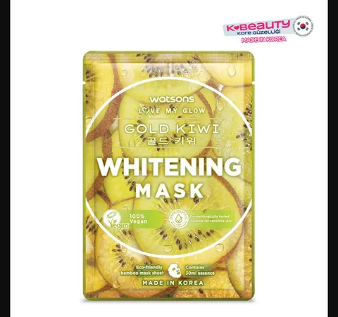 Маска для лица Watsons Фруктовая Золотой Киви Осветляющая 1 шт
