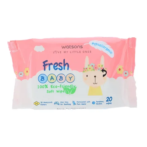 Влажные салфетки для детей Watsons 20 шт
