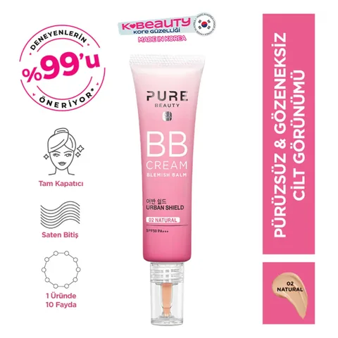 Крем BB Pure Beauty SPF 50 PA+++ Натуральный 30 мл