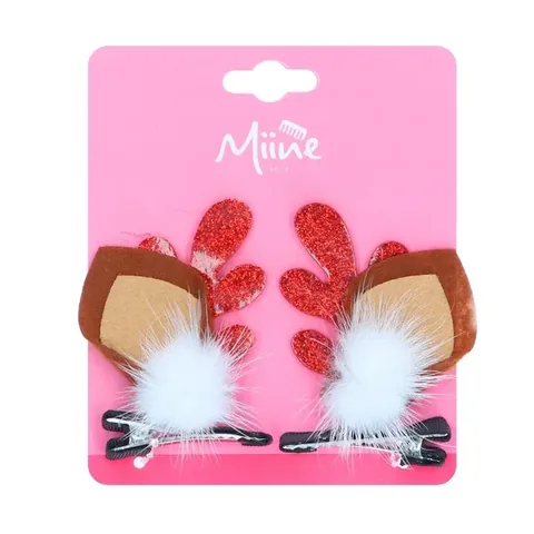 Miine Weihnachtsgeweih Haarspange