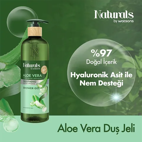 Naturals By Watsons Aloe Vera Shower Gel 490 ml