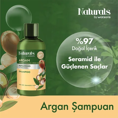 Шампунь с аргановым маслом Naturals By Watsons 100 мл