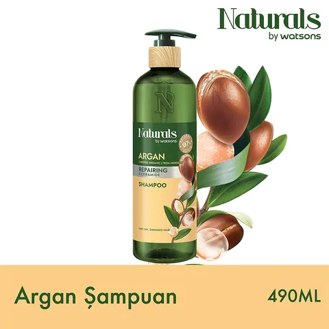 Шампунь с аргановым маслом Naturals By Watsons 490 мл