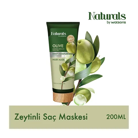 Oliven-Haarmaske 200ml von Naturals By Watsons - Tiefe Nourishment
