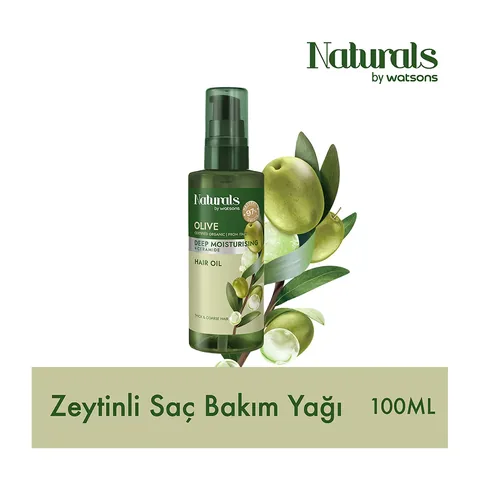 Watsons زيت الشعر الطبيعي بزيت الزيتون من واتسونز، 100 مل