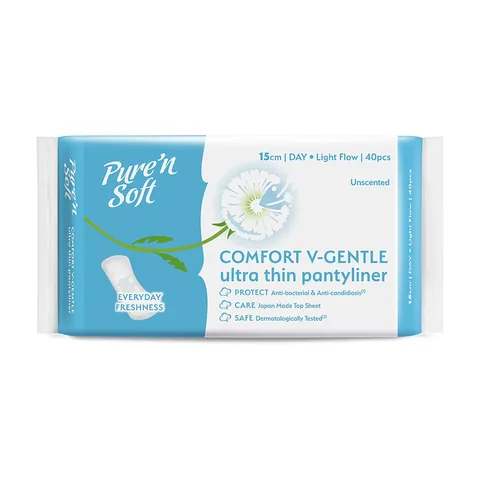 Прокладки ежедневные ультратонкие без запаха 40 шт от Pure'n Soft