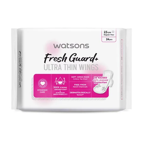 Watsons واتسونز فريش جارد+ ألترا رفيع عادي 24 قطعة