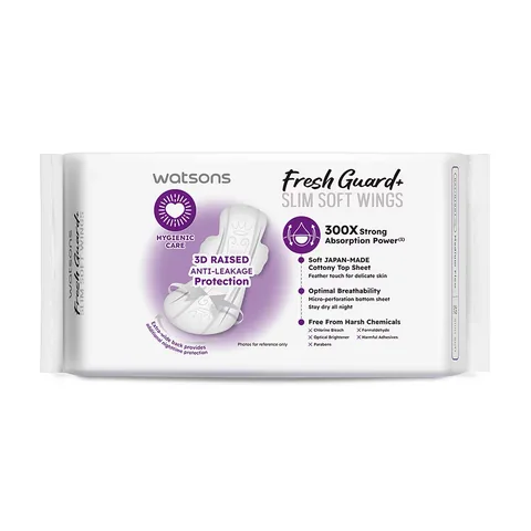 Watsons Fresh Guard+ Slim Soft Long 18'li