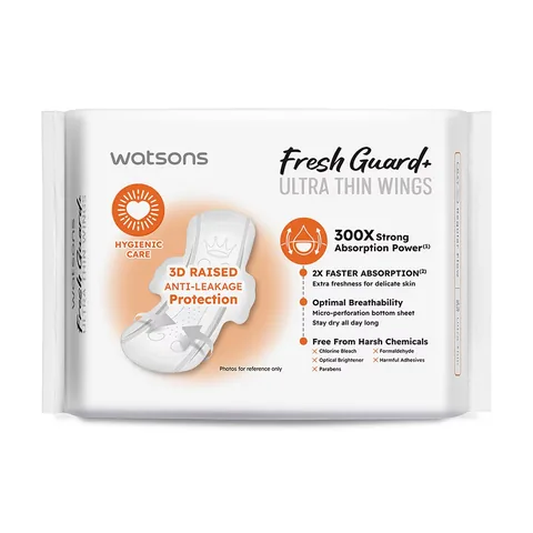 Watsons Fresh+ Ultra Thin (soft Dry) Regular 24 pcs