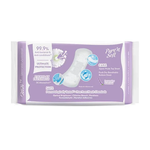Прокладки ежедневные Ultra Thin Comfort с лавандой 40 шт от Pure'n Soft