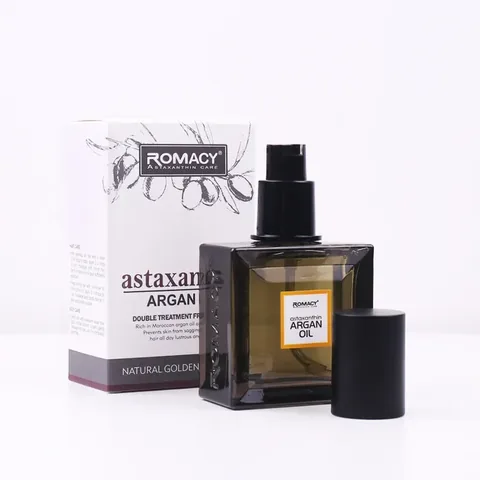 Keratin Hair Repair Serum with Argan Oil Enhanced with Astaxanthin by Romasi – 55 ml