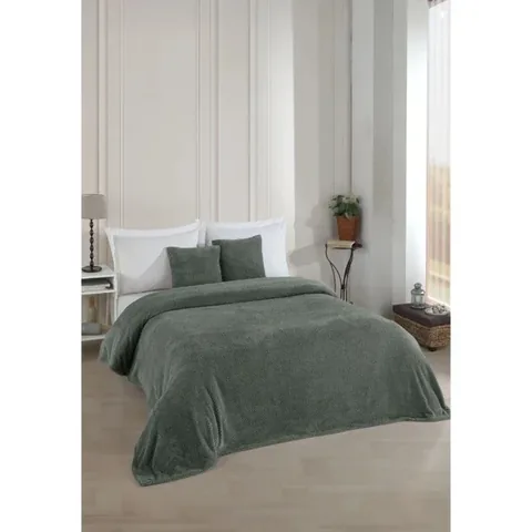 Wondel Anthrazit Doppelbett Sofabezug & Decke 200x230 cm