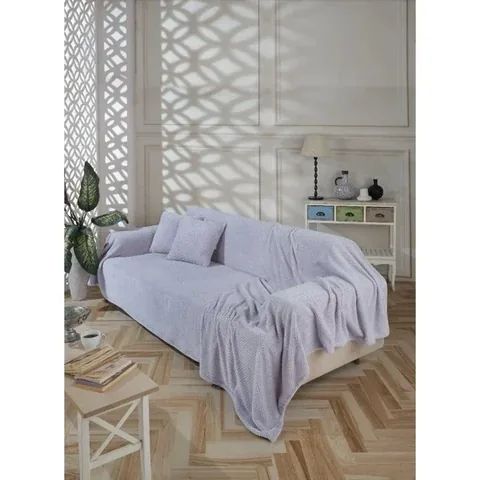 Wondel Grau Maxi Bettsofa Bezug & Decke