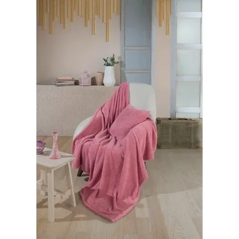 Wondel TV-Decke Dusty Rose 130x170 cm