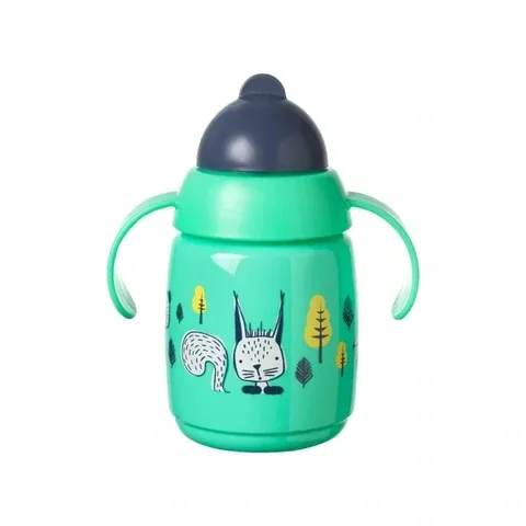 Tommee Tippee Superstar 300ml Trinkbecher mit Strohhalm - Grün