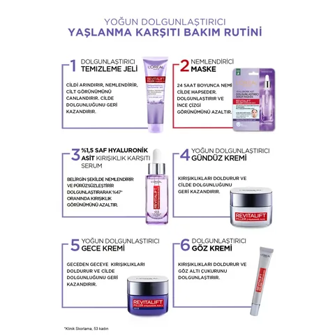 Маска для лица с гиалуроновой кислотой L'Oréal Paris Revitalift Filler