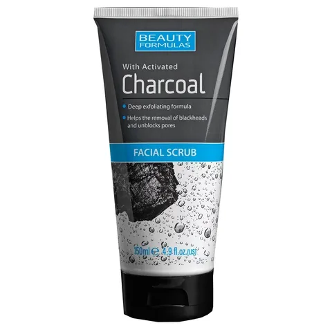 Beauty Formulas Aktivkohle Gesichtspeeling 150ml
