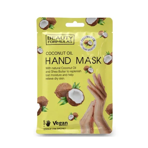 Feuchtigkeitsspendende Kokosnussöl-Handmaske 75 ml von Beauty Formulas