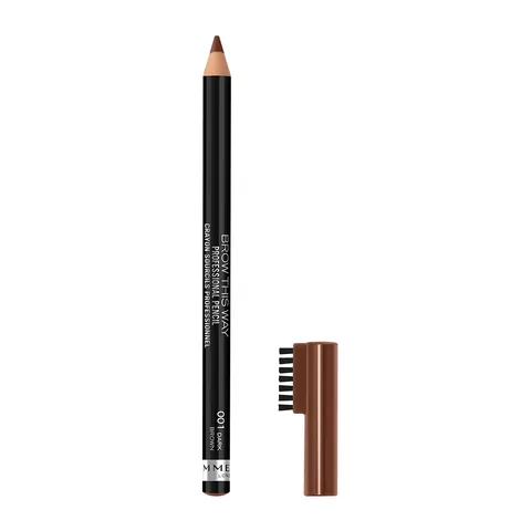 Rimmel London قلم حواجب احترافي من ريميل لندن 001 بني داكن