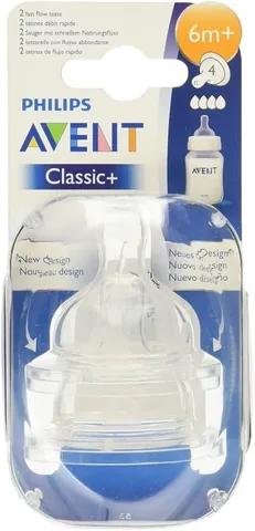 Бутылочка-пустышка Philips Avent против колик 6+ месяцев 2 шт номер 4
