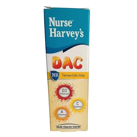 Nurse Harvey's قطرات الفيتامينات المتعددة داك من نيرس هارفيز بنكهة البرتقال 30 مل