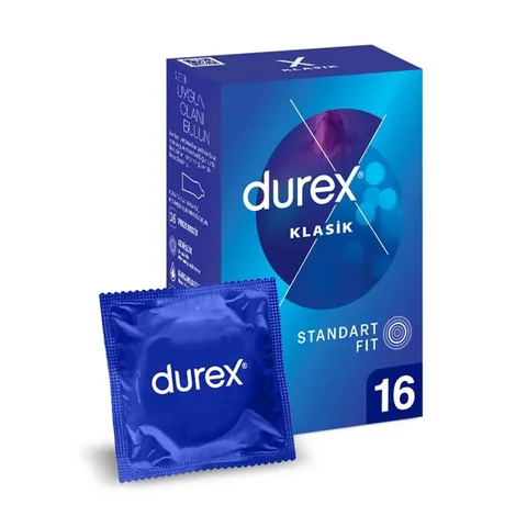 Durex واقيات ذكرية دوركس كلاسيك عبوة من 16 قطعة