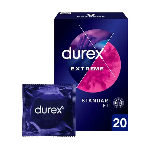 Durex واقيات ذكرية ديوركس إكستريم عبوة من 20 قطعة