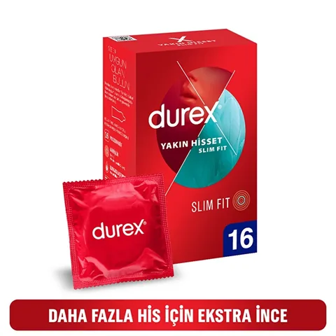 Durex Feel Close Slim Fit Kondome 16er Pack