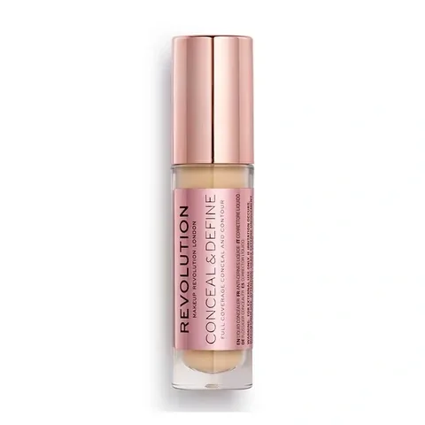 Revolution Conceal & Define Concealer C8.5 für mittlere Haut