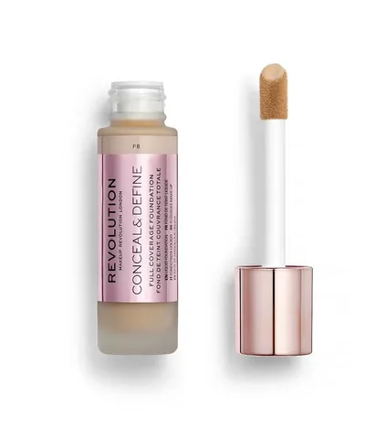 Revolution Conceal & Define Foundation F8