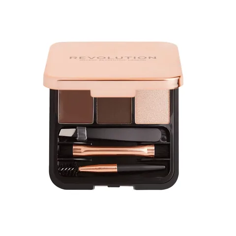 Набор для оформления бровей Revolution Brow Sculpt темный